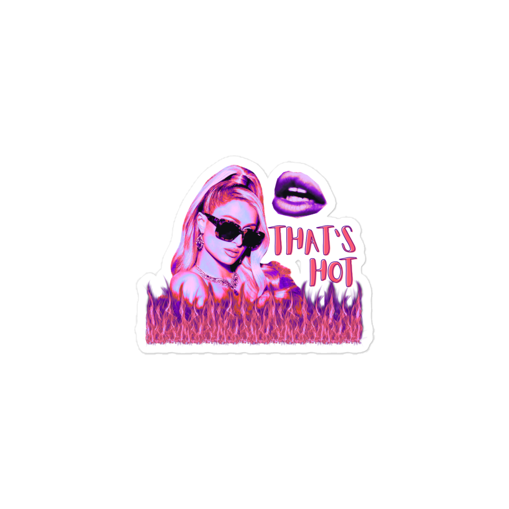 "That's Hot" Sticker - Pink Neon Iconic Edition