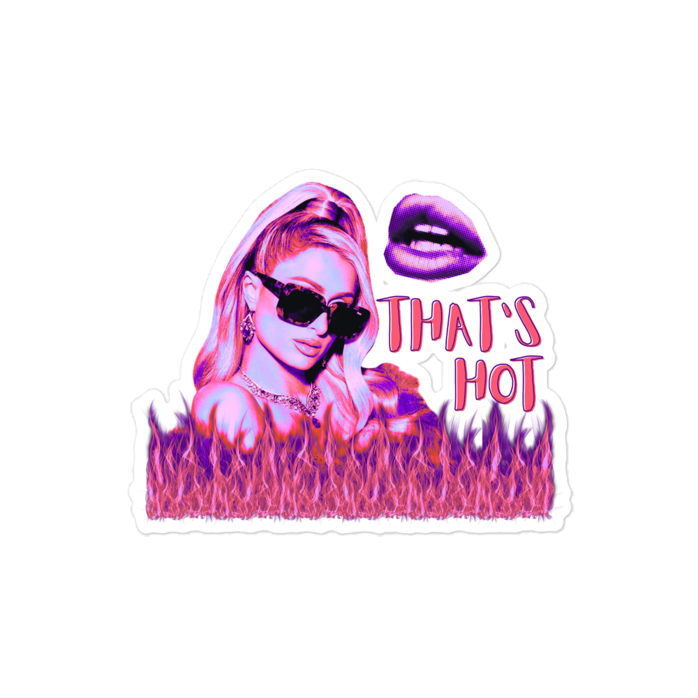 "That's Hot" Sticker - Pink Neon Iconic Edition