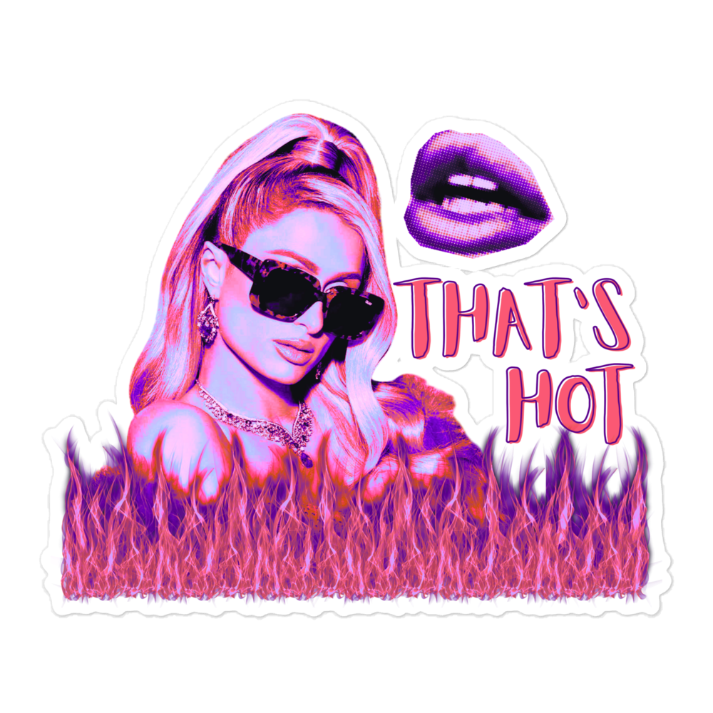 "That's Hot" Sticker - Pink Neon Iconic Edition