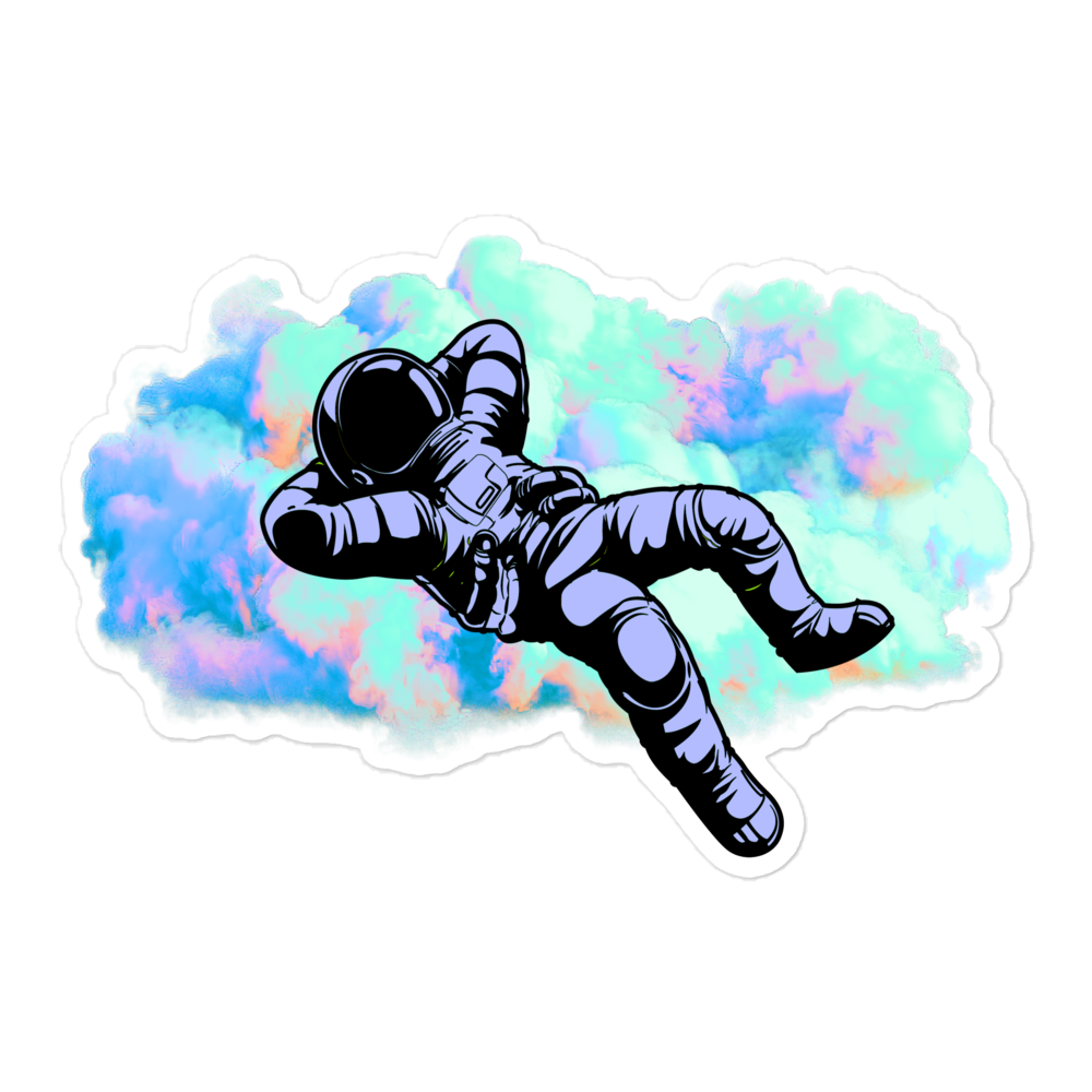Space Chill Sticker
