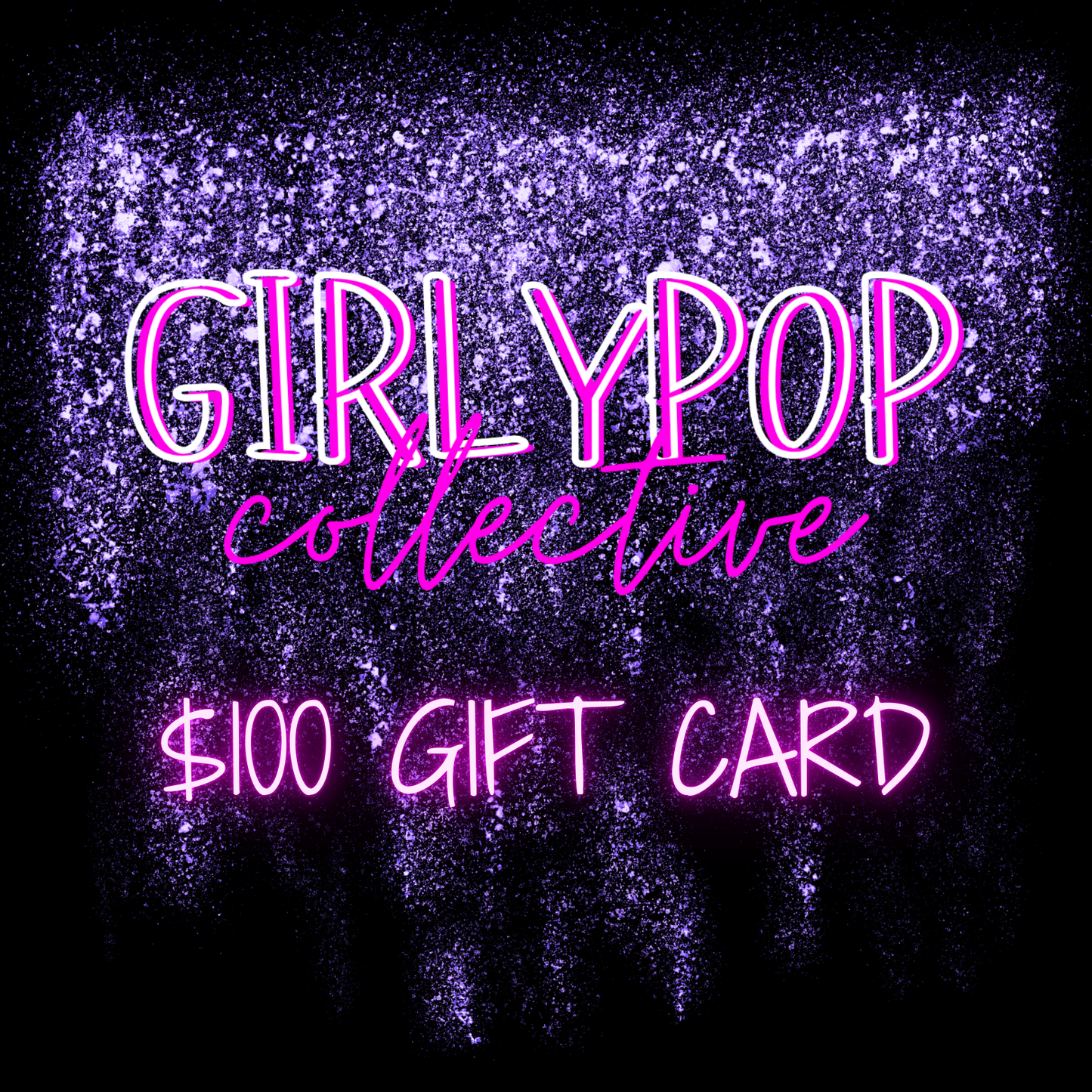 $100 Gift Card - Black