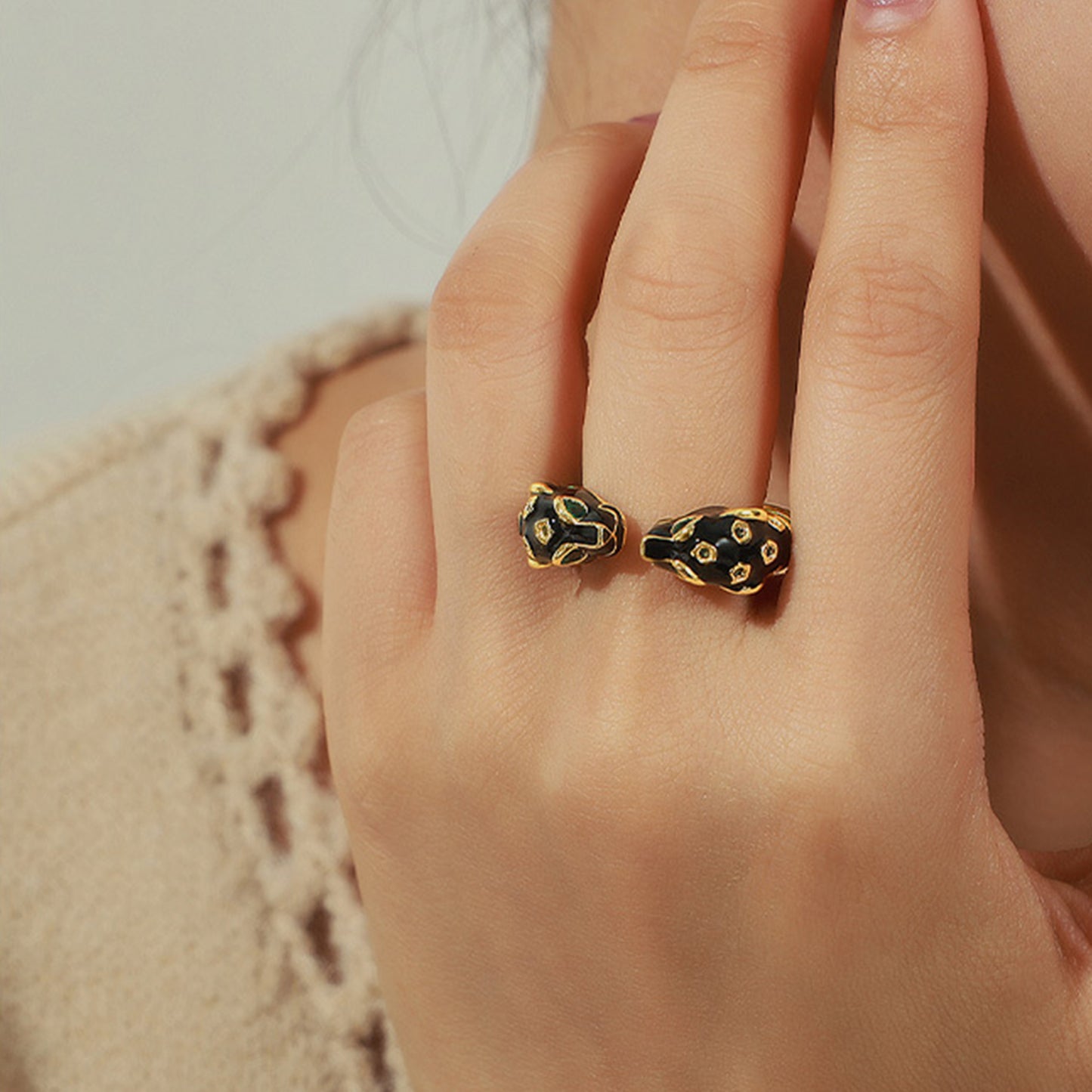 Fierce Feline Ring