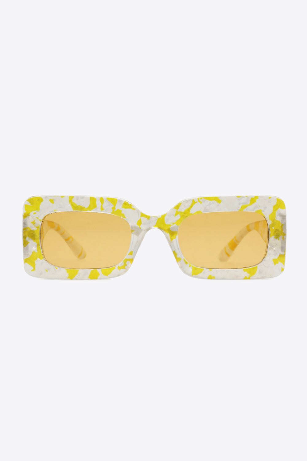 Tortoiseshell Rectangle Sunglasses