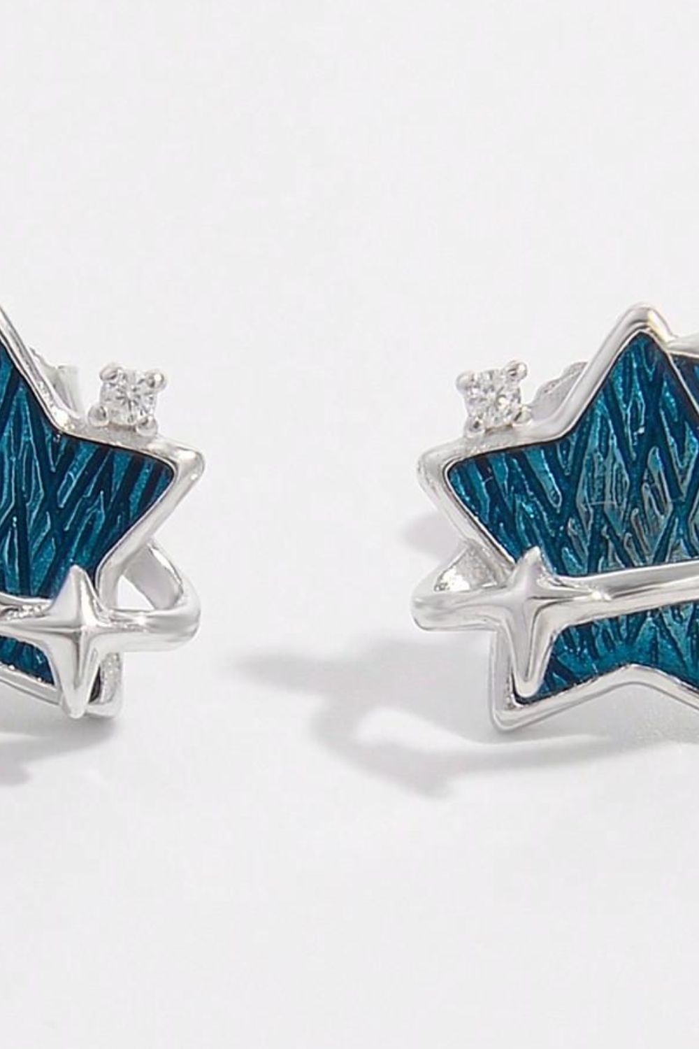 Blue Star Earrings