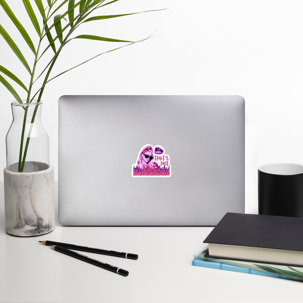 "That's Hot" Sticker - Pink Neon Iconic Edition